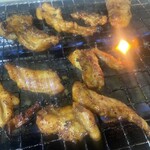 もりもり食堂 - 「ハラミ」と「ネック」を味噌焼きで,