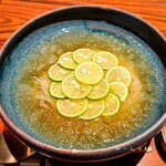 京韓堂 アジョシ祇園本店 - スダチの爽やかさとスープがたまりません！