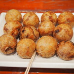 会津屋 - 料理写真:生ビールセット（元祖たこ焼き）