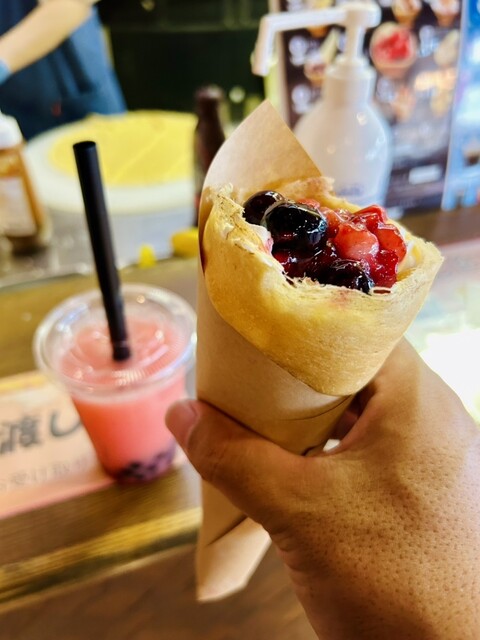 花の種 リナワールド店 - 茂吉記念館前（クレープ・ガレット）