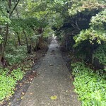 カフェ アトリエ おくむら - 知らなければ絶対に上がっていかないw坂道①