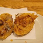 天ぷら新宿つな八 なんば店 - 甘鯛、蛤、茗荷の天ぷらがAccent