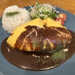 cafe chestnuts - オムバーグランチ