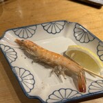 鮮魚と炉端焼き 魚丸 - 近江海老串焼