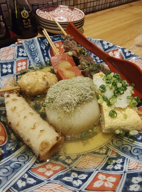 Okuno Hidari Kyo Kushiage to Oden