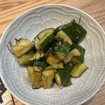 焼鳥の快獣 - たたききゅうりアップです。