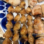 焼鳥の快獣 - ぼんじりアップです。