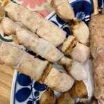 焼鳥の快獣 - ささみアップです。