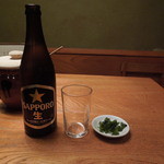 とんかつ かつせい - ビールとお通し