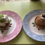 クラークシーゲル 福屋広島駅前店 - マスカットのタルトとモンブラン