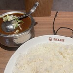 デリー プラナーリ 名古屋 - 八丁味噌コルマカレー　ライスは硬め