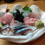 海鮮料理　沖菜 - お刺身 一人前盛り
