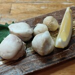 海鮮料理　沖菜 - フグ白子焼