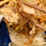 本格手打 もり家 東京店 - かき揚げ