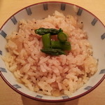 饗 くろ喜 - 14.05.25【限定飯】海老めし(200円)