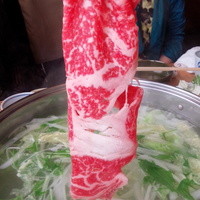 月亭 池袋店 - ランチ特選牛定食しゃぶしゃぶ