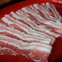 月亭 池袋店 - ランチ特選豚定食しゃぶしゃぶ1000円、画像2人前
