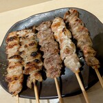 三代目 鳥メロ - ◆焼鳥5種盛り（タレor塩）塩 658円