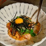 炭火焼鳥 なかお - 鶏納豆