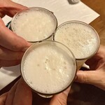 川庄 - 「瓶ビール」でカンパーイ♪