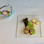 リストランテ イ・ルンガ - 小菓子3種類