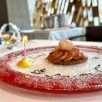 リストランテ イ・ルンガ - 冷たいスモモのトルタ