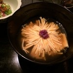 龍吟 - 玉子豆腐の菊椀
