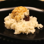 緒方 - 渋皮栗の飯蒸し　(2014/10)