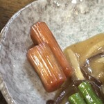 お食事処 だんらん日和 - 本日のランチ(\1,980)　メイン：煮豚の信州産きの子と野菜あんかけ　ルバーブのピクルス