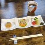 お食事処 だんらん日和 - 本日のランチ(\1,980)　前菜