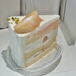 Chez Yu - 桃のショートケーキ(\680)
