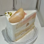 Chez Yu - 桃のショートケーキ(\680)