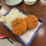 満天酒場 - カニコロッケ。