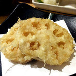 天ぷら処 こさか - 大口蓮根の天ぷら（２０１４年１０月）