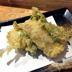 天ぷら処 こさか - 秋鮭チーズはさみ揚げ（２０１４年１０月）