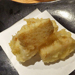 天ぷら処 こさか - 帛乙女（サトイモ）の天ぷら（２０１４年１０月）