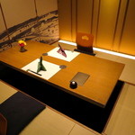 落ち着いた雰囲気のくつろげる個室