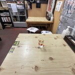 三忠食堂 - お水はりんごのコップで