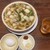 熟成麺屋 神来 - 料理写真:スタミナラーメン（並）玉子付き&冷たいお茶（無料）