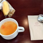 フルーツピークス - 料理写真:パスタセットのスープ