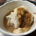 なか川 - みぞれ和え600円、写真は2人前