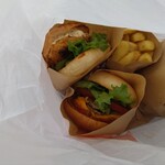 ぷちぷちバーガー - バーガー3個にポテト1個