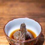 中華ダイニング 一途一心 - 2025.9 天使の海老の紹興酒漬け