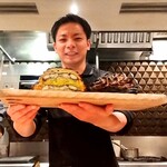 銀座 大石 - 焼けたよ!