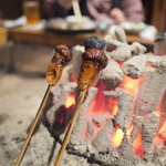 柳家 - 国内産松茸です。貴重ですね　H26年10月