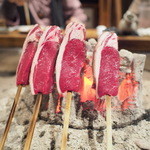 柳家 - 鹿ロースの炙り焼きですH26年10月　