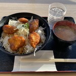 大津サービスエリア 上り線 フードコート - 琵琶バス丼 タルタル添え