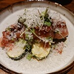 築地 BistroMasa - アトランティックサーモンのミキュイ