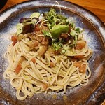 築地 BistroMasa - 冷製パスタ　トマトと大葉とみょうが