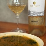 SARÒ - 奥様がフォカッチャで平らげたランプレのスープ